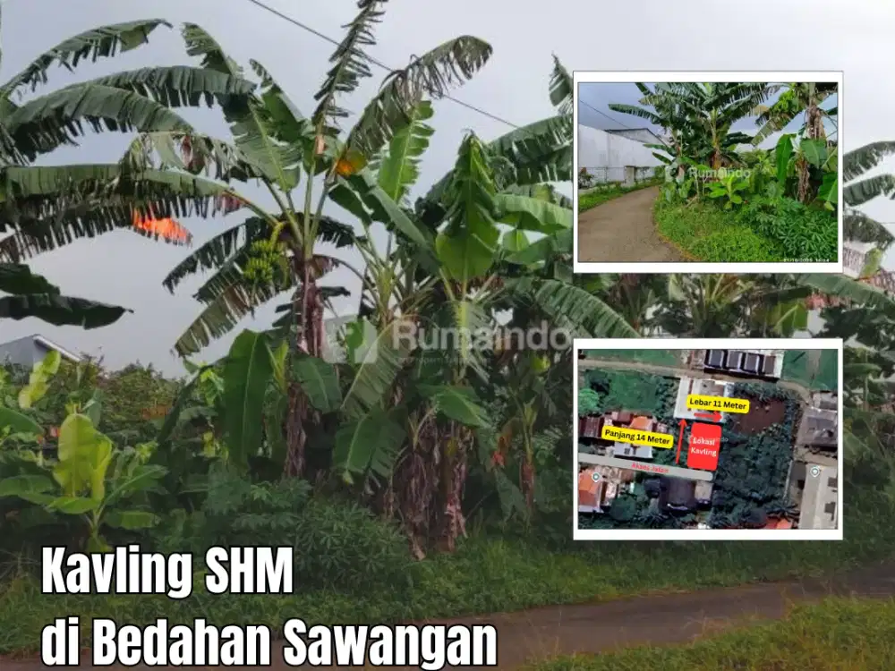 Jual Tanah Kavling SHM di Bedahan Sawangan Luas 155 m2