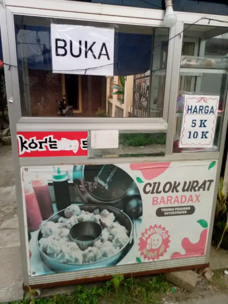Jual gerobak baso bekas