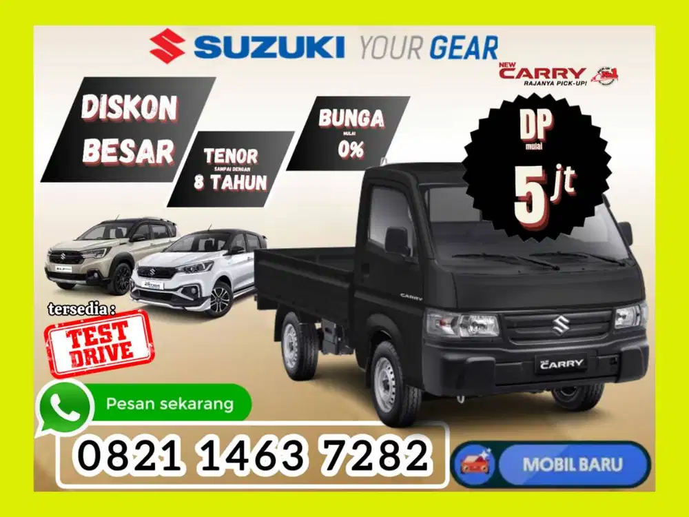 [Mobil Baru] new carry pick up wd fd ps ac kredit cash box apv ertiga