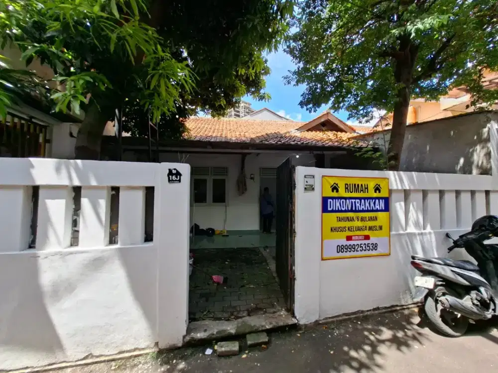 Disewakan Rumah Tahunan/6 Bulanan