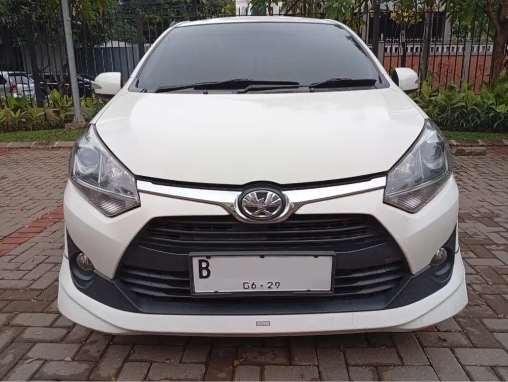TOYOTA AGYA G TRD SPORTIVO 1.2AT 2019 PUTIH UNIT NOMINUS SIAP PAKAI