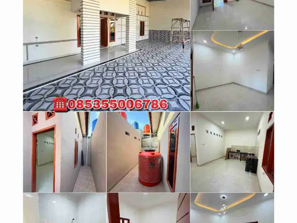 jual rumah hadap timur baru siap renovasi(kondisi rumah baru)