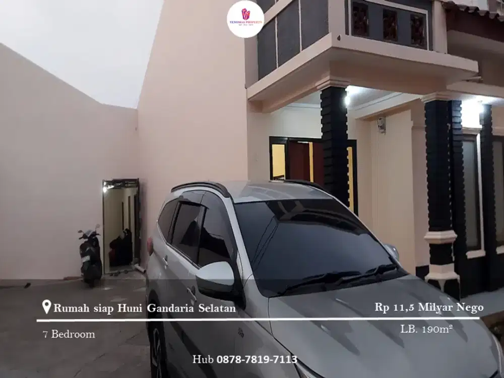 Dijual Rumah Siap Huni Gandaria Selatan 2 Lantai