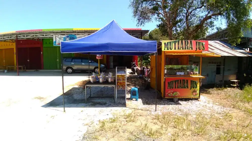 Tenda lipat matic praktis gazebo portable payung buat jualan