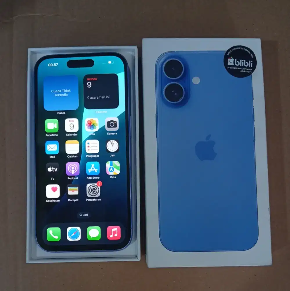 IPHONE 16 256GB IBOX (BARU 1 BULAN)