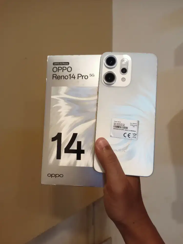 Jual Oppo Reno 14 Pro Second Ram 12/512Gb Mulus Fullset Garansi Aktif