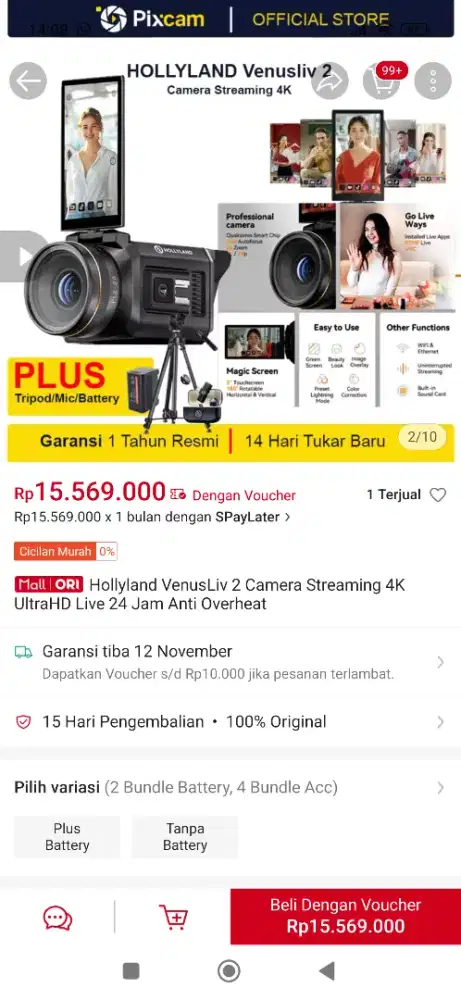 Hollyland venusliv v2