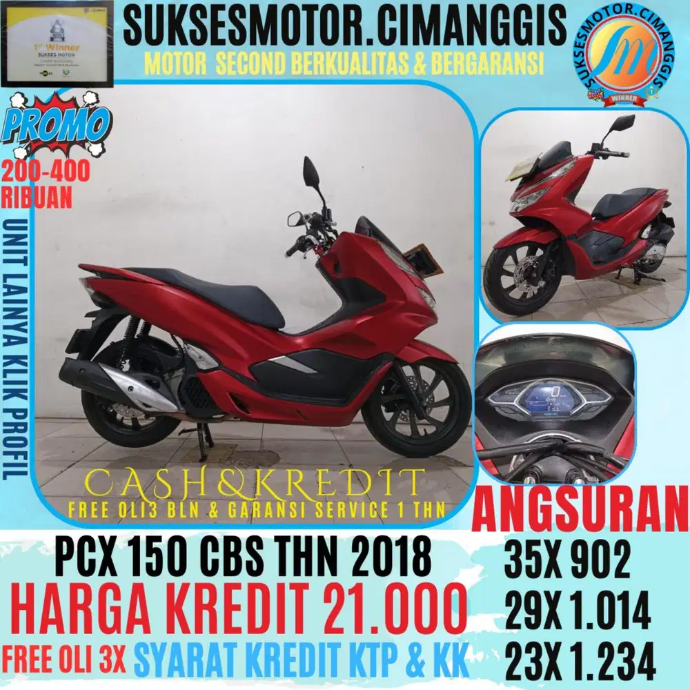 PCX 150 CBS CASHBACK UPTO 700 RIBUAN FREE OLI , 3BLN