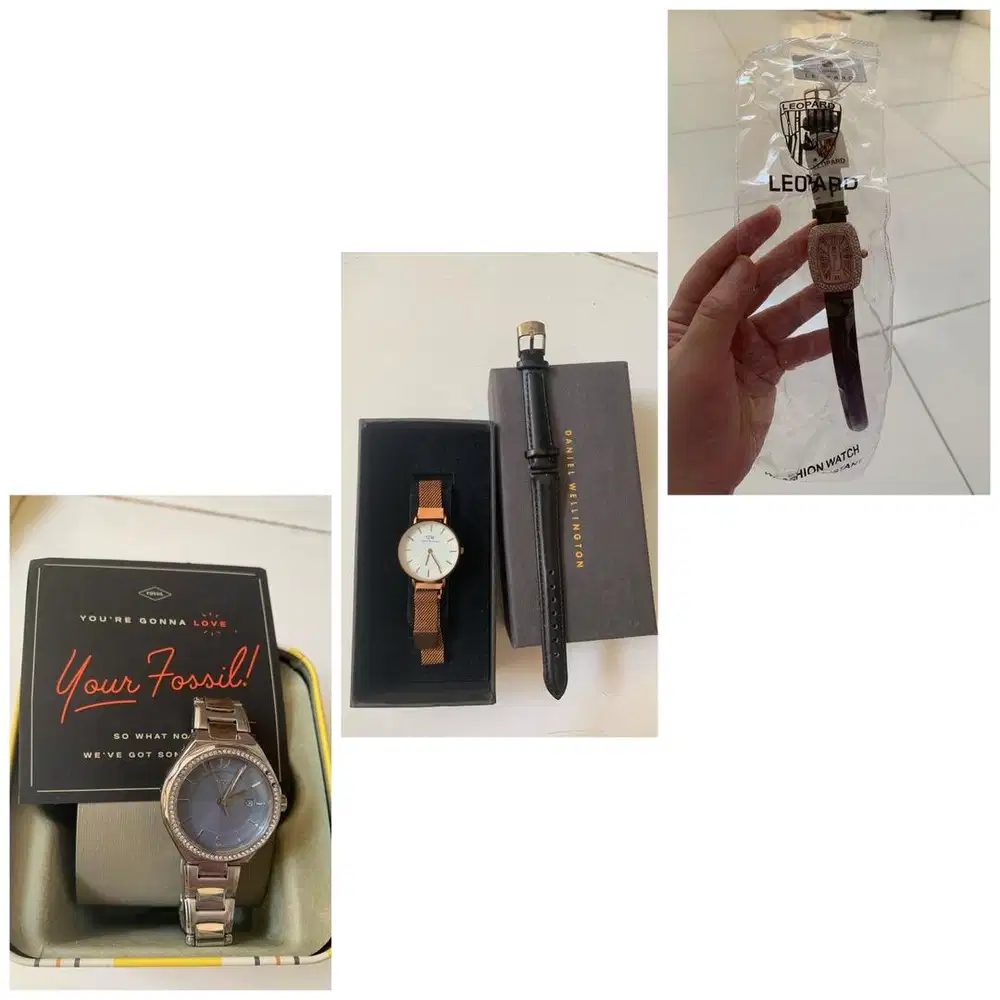 Jam Tangan Wanita, kondisi baik, ambil semua 500k