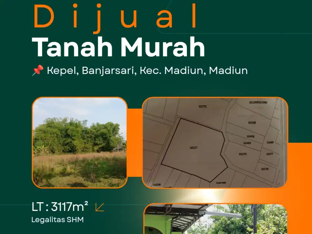 Tanah Murah Sekali Di Kepel Kecamatan Madiun