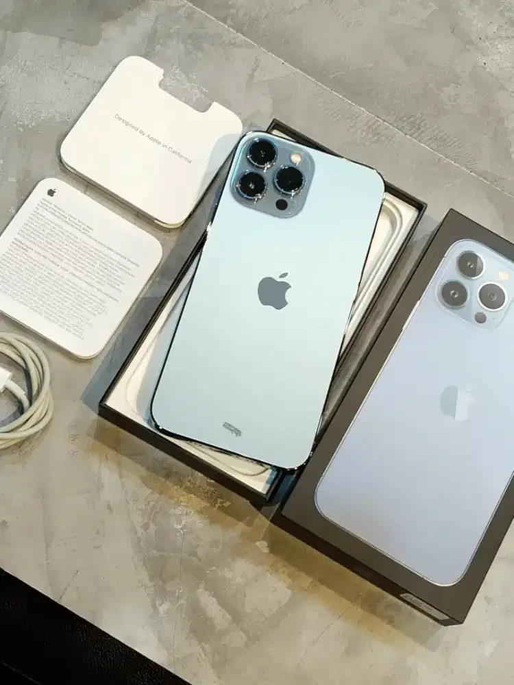 iPhone 13 Pro Max 256GB Sierra Blue iBox RESMI INDONESIA