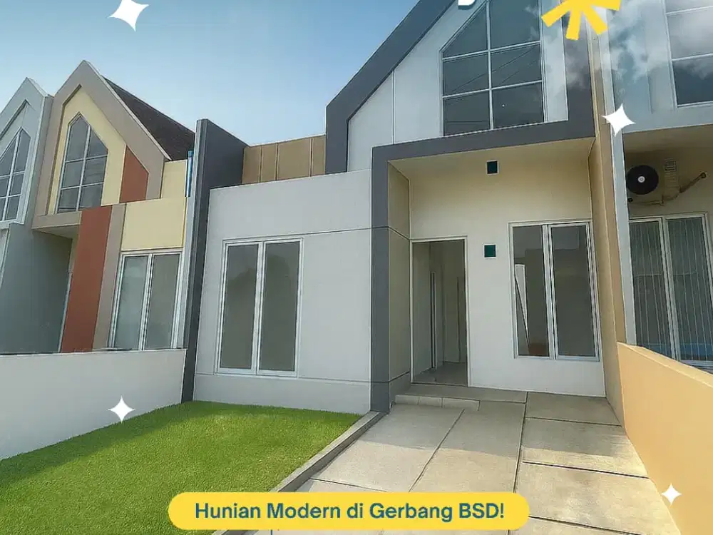 Rumah Green View Residence Startegis di Depan Citra Garden Serpong