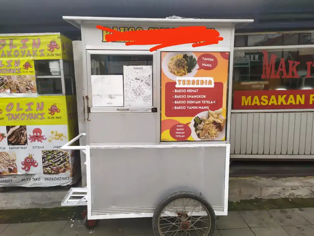 Gerobak dorong ex baso