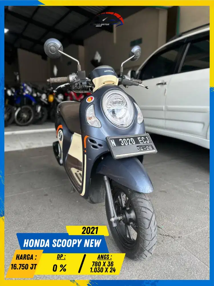 HONDA SCOOPY NEW 2021 TERMURAH SE MALANG HIKMAH MOTOR KEPUH