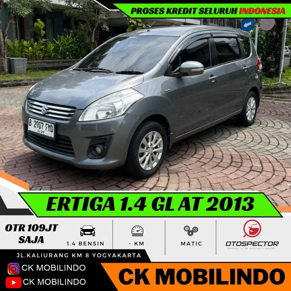(Dp10jt) Suzuki Ertiga GL Matic 2013 ORISINIL Pajak Baru Kredit Murah