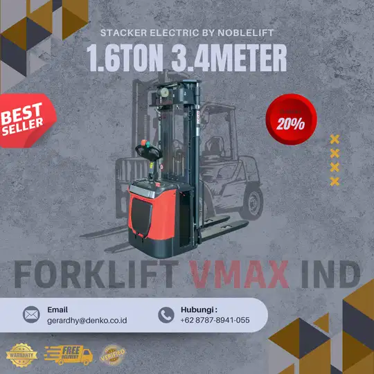 ELECTRIC STACKER 1.6TON 3.4METER NOBLELIFT