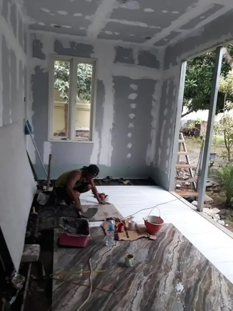 Jasa pasang granit plafon cat atap bocor dlll