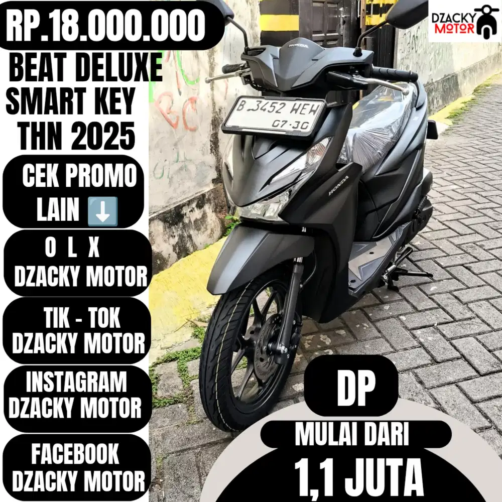 BEAT DELUXE SMARTKEY 2025 SECOND LIKE NEW