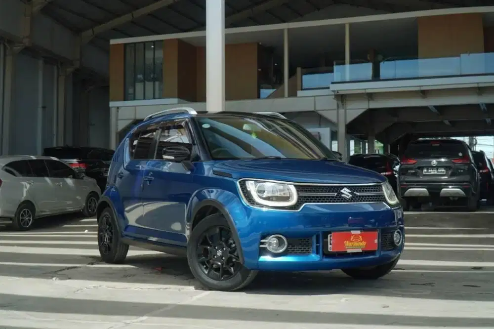 Suzuki Ignis GX AGS Matic tahun 2018 biru DP minim 10 juta Low KM