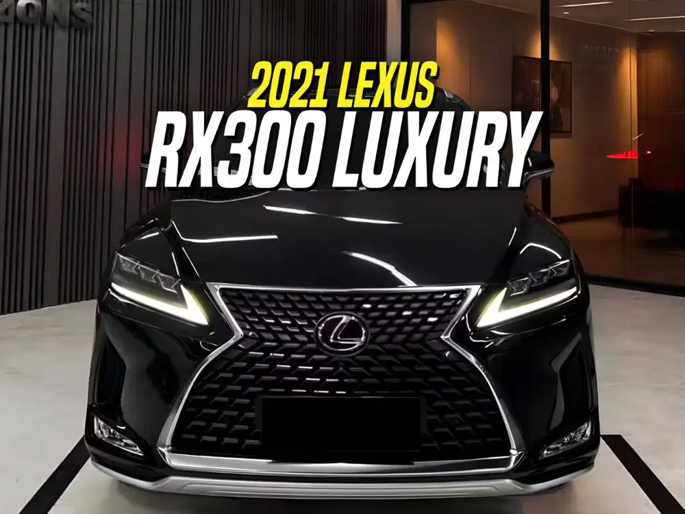Lexus RX300 Luxury 2021 Facelift Black Hitam RX 300