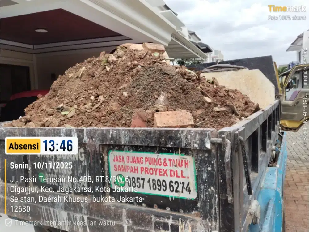 Jasa angkutan puing proyek