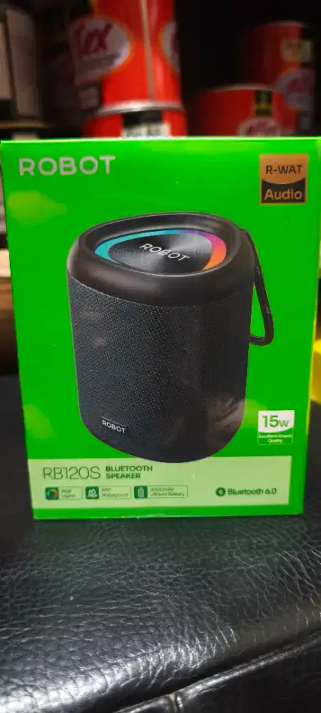 Robot RB120S Speaker Wireless Portable Bluetooth Hitam NEW/SEGEL