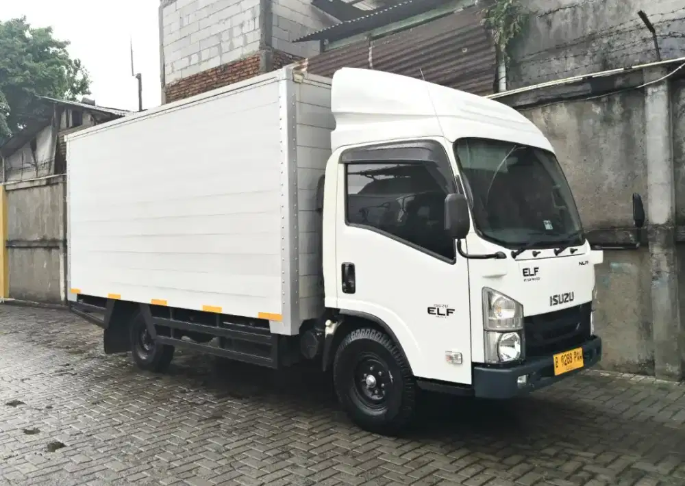 MURAH+banBARU CDE LONG Engkel Isuzu elf NLR L box aluminium 2025 bok