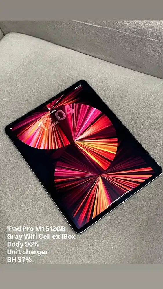 iPad Pro M1 12.9inch 512GB Gray Wifi Cellular  ex iBox