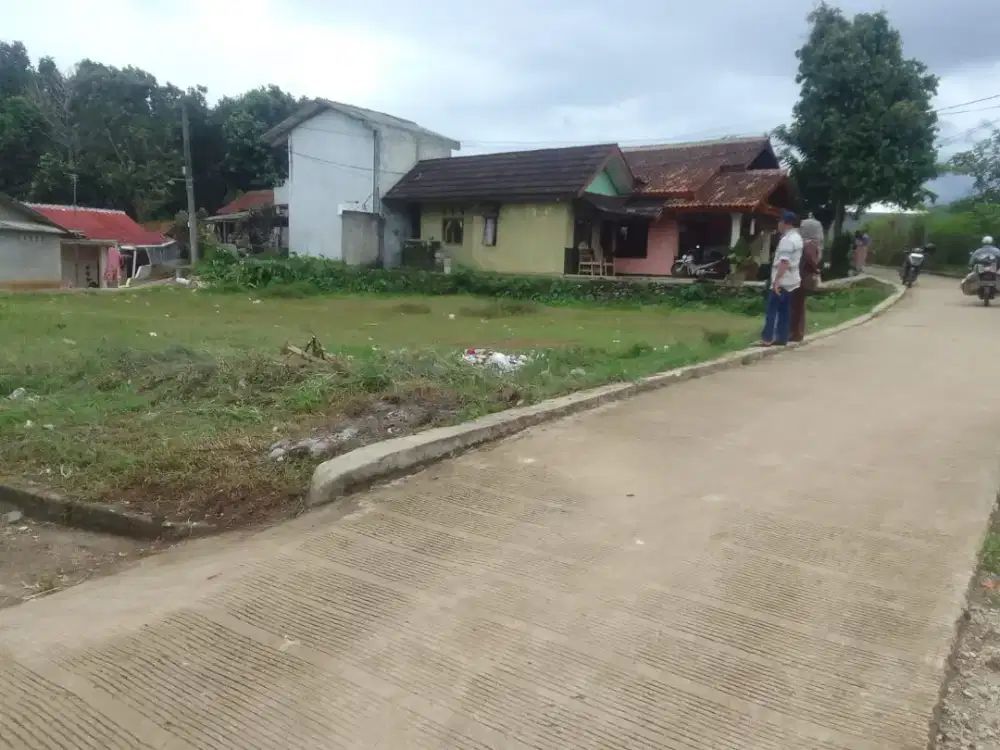 Tanah Darat Nempel Jln Desa Rancabungur