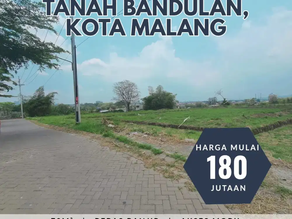 Kavling Strategis Bandulan, Dekat Pusat Kota – Akses Cepat ke Alun-Alun!