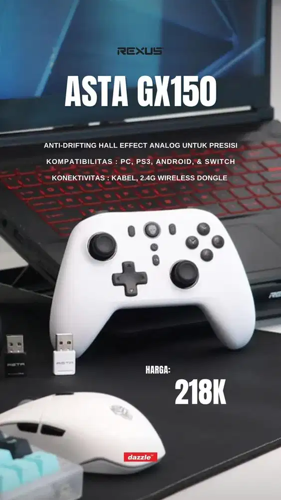 Rexus joystick wireless Asta GX150