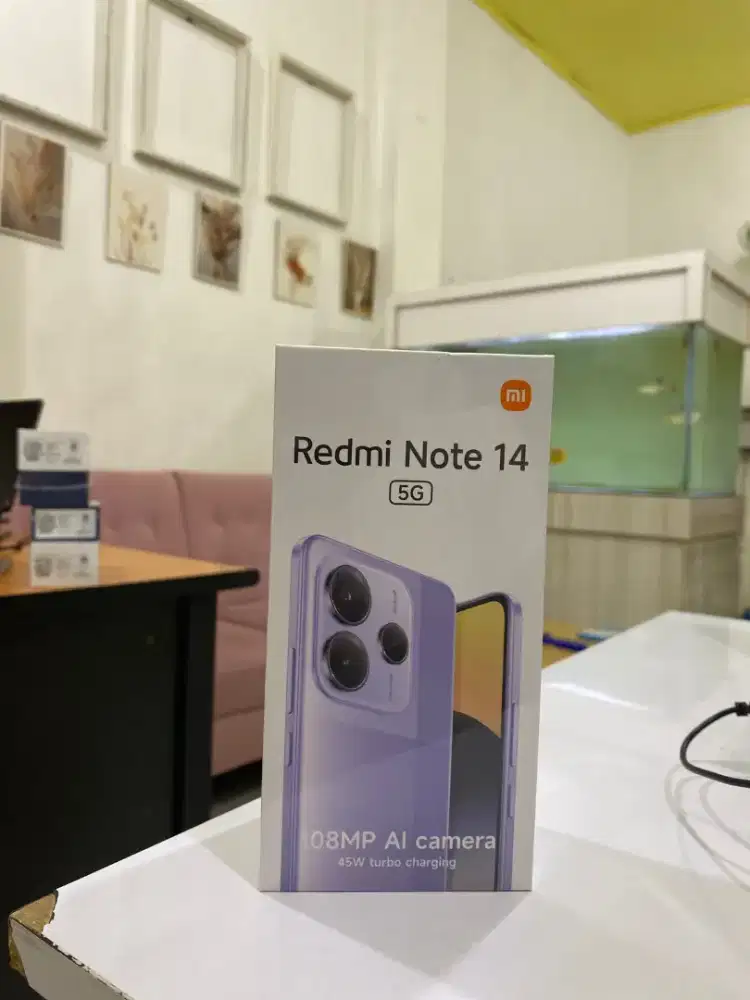 XIAOMI REDMI NOTE 14 5G 8/256 GB GARANSI RESMI HARGA GLOSIR!!