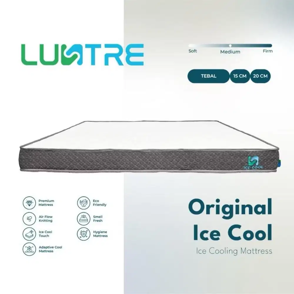LUSTRE ice cool kasur ranjang busa ukuran 120 x 200