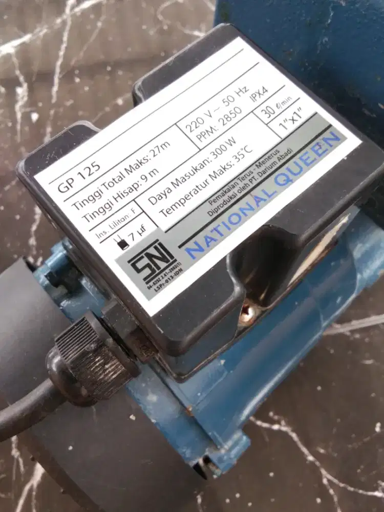 mesin air pakai 3 bln