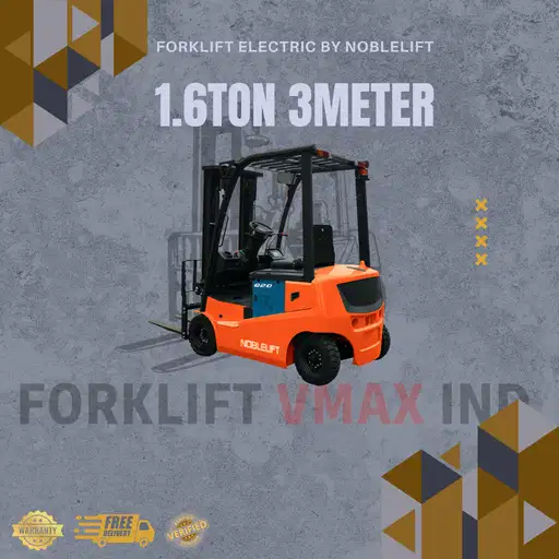 FORKLIFT ELECTRIK 1.6TON 3METER BY NOBLELIFT