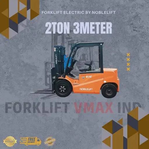 FORKLIFT ELECTRIK 2TON 3METER BY NOBLELIFT