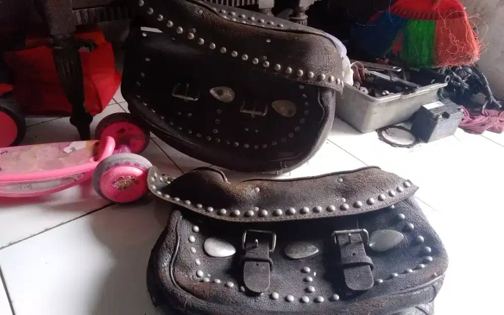 Tas Sadel bag Harley Davidson original USA sepasang lokasi cilebut