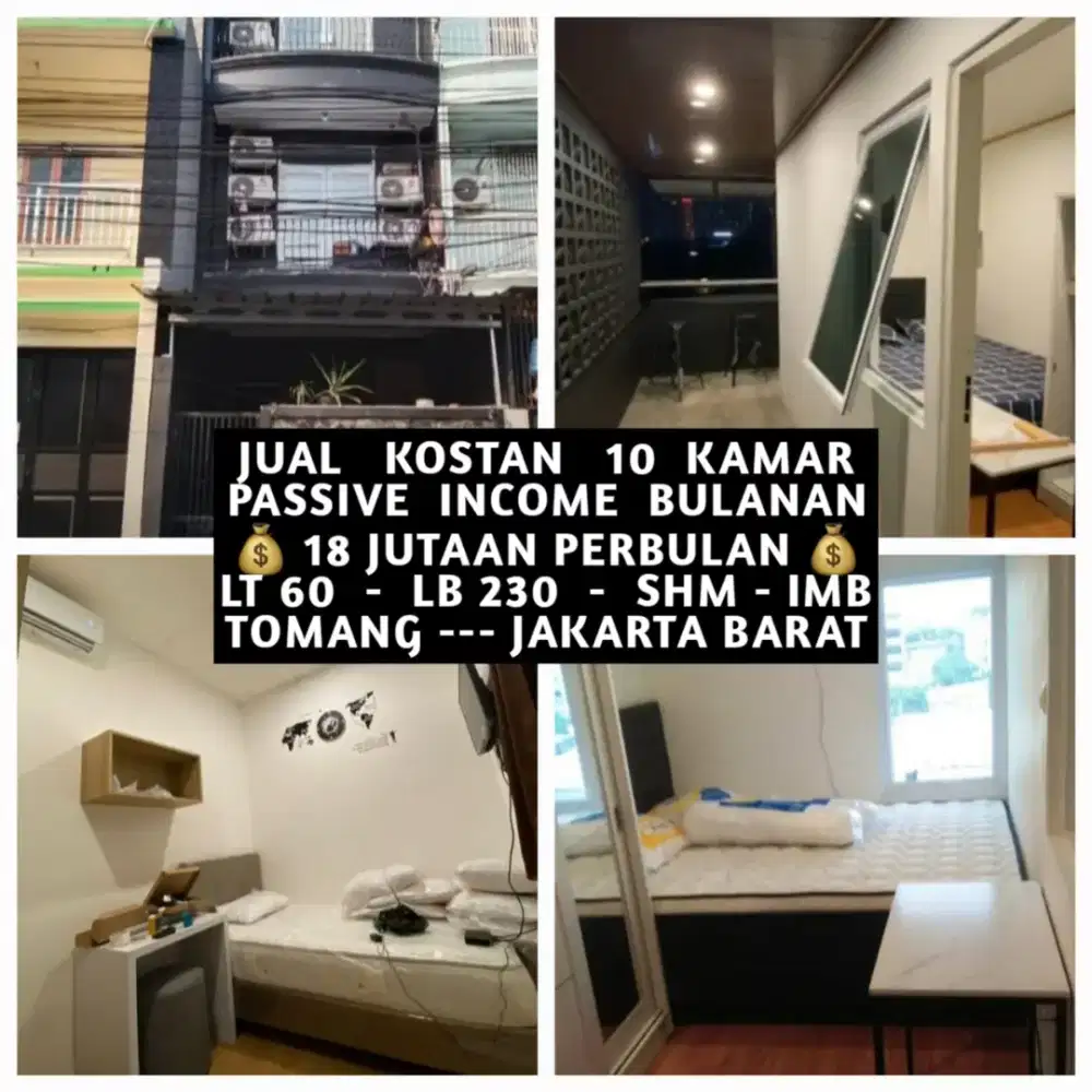 JUAL KOS KOST KOSAN KOSTAN TOMANG GROGOL PETAMBURAN JAKARTA BARAT