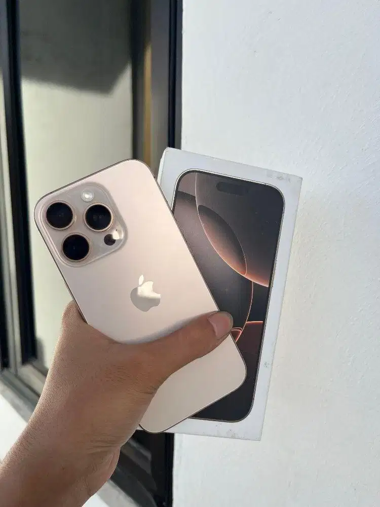 iPhone 16 Pro 128 Gb Gold Desert Titanium Bh 100% on garansi 2026