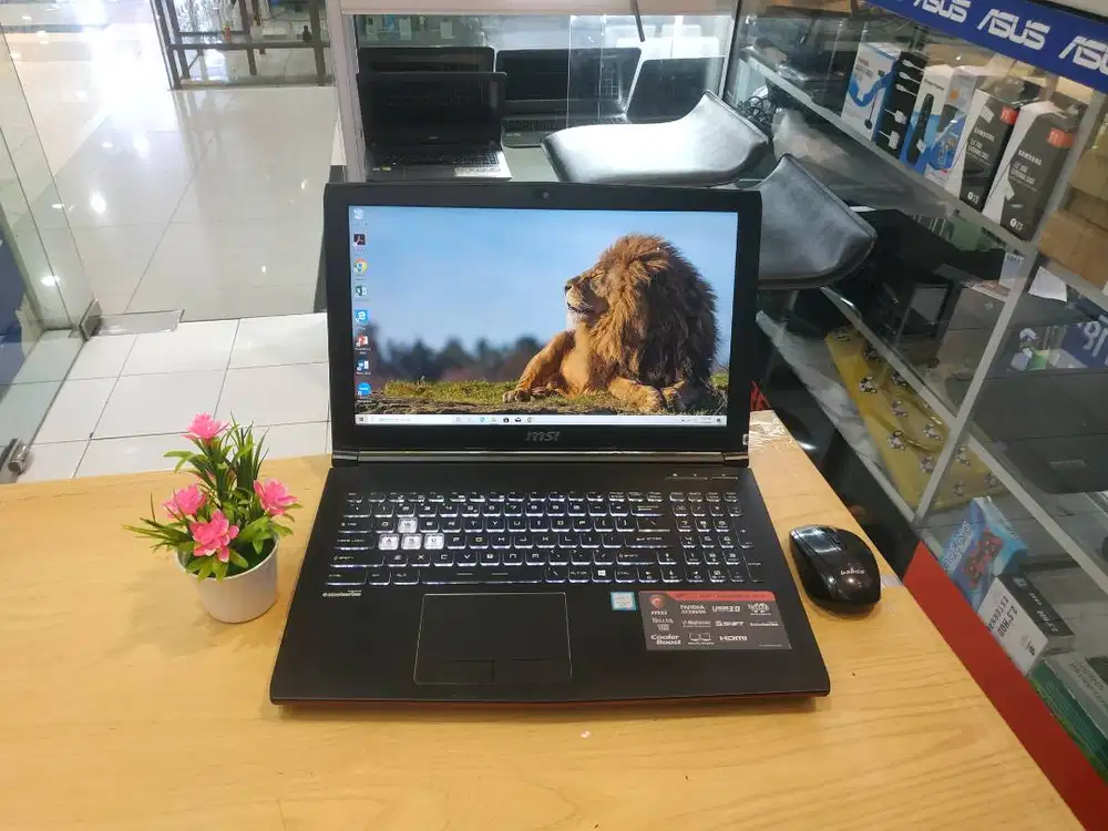FOR SALE LAPTOP MSI GP62 6QC CORE i7 RAM 16GB SSD 256GB NVIDIA