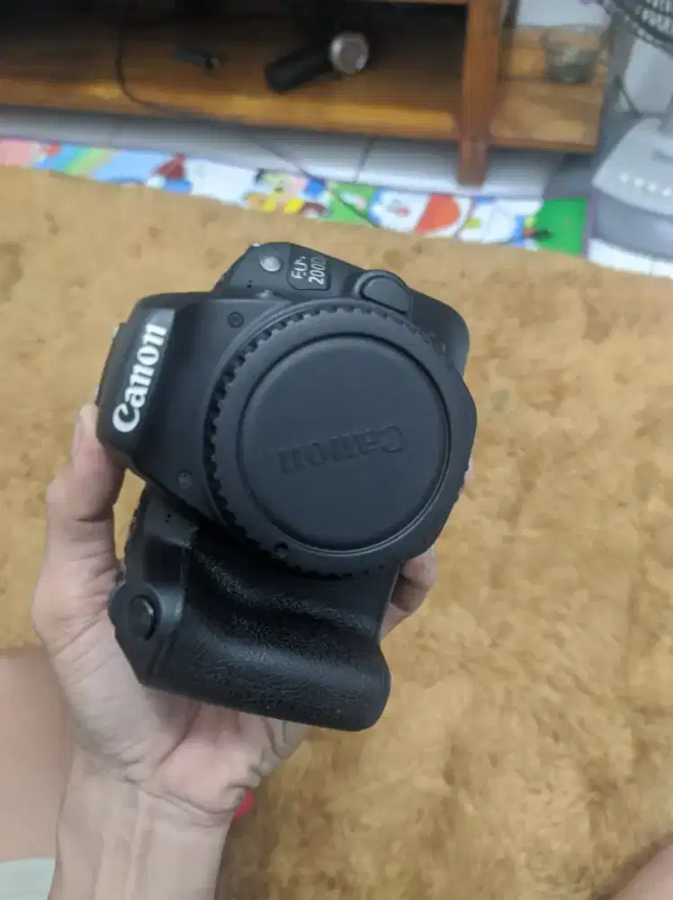 Kamera Canon 200D lengkap Fullset
