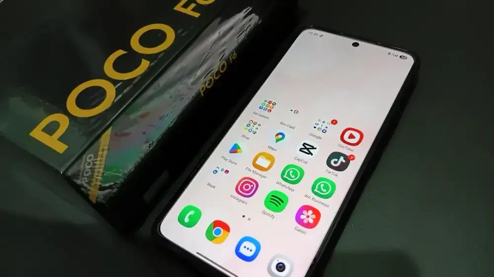 Poco F6 Green 8/256 Like New Garansi On