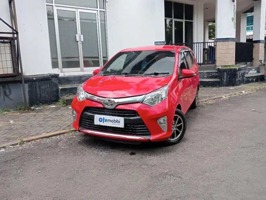 KM Rendah - TOYOTA CALYA 1.2 G BENSIN A/T 2018 MERAH