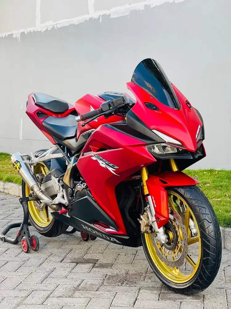 Honda cbr250rr abs red matte 2019 plat N cbr 250rr abs cbr250 rr abs