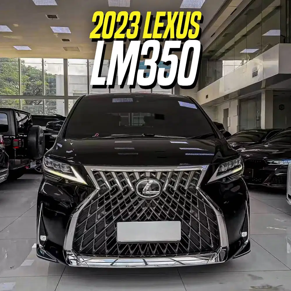 Lexus LM350 2023 7-Seater Black Hitam LM 350 7Seater