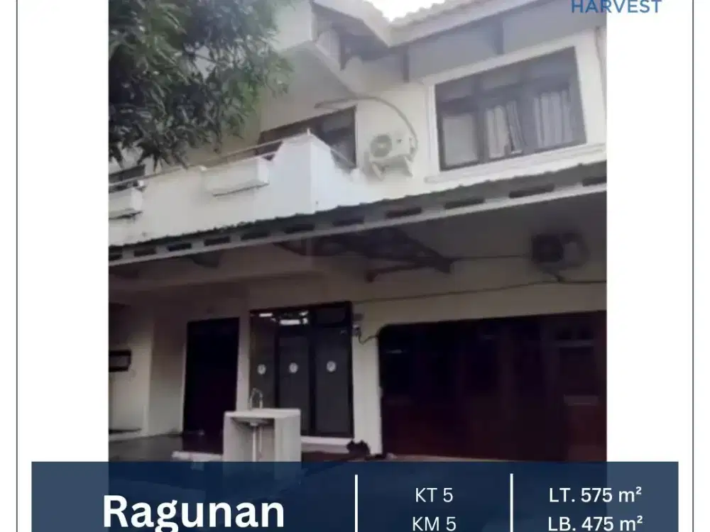 DISEWAKAN MURAH RUMAH BISA UNTUK USAHA RAGUNAN JAKARTA SELATAN