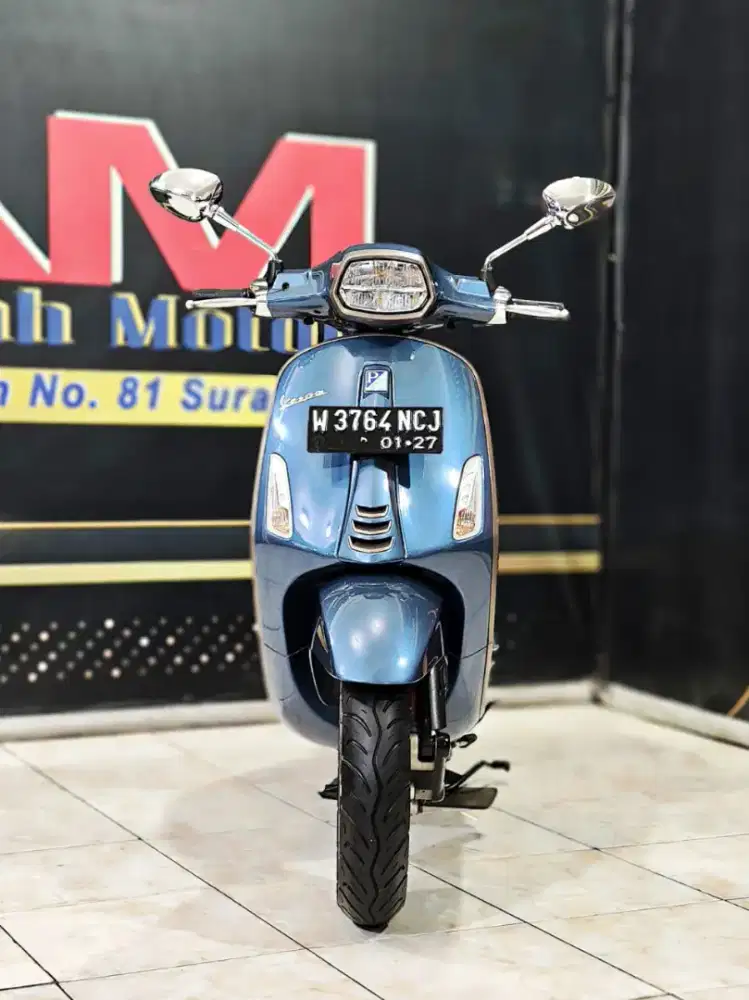 Vespa Sprint S 150 I get ABS reg 2022 blue anniversary gaspol