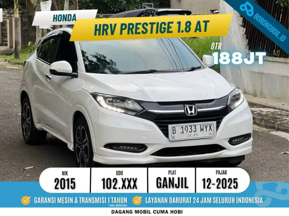 Termurah! Honda HRV Prestige AT Hitam 2015/2016 cx3