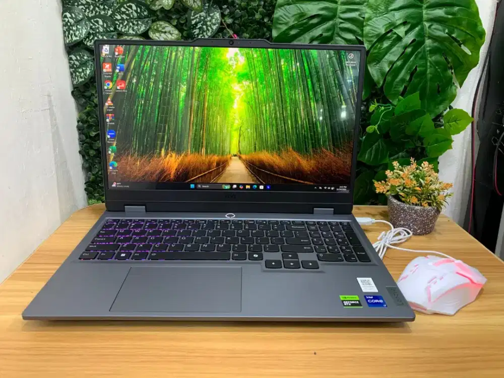 LENOVO LOQ 15IRX9
CORE I7 13650HX
RAM 24GB
SSD 512GB
RTX 4050 6GB