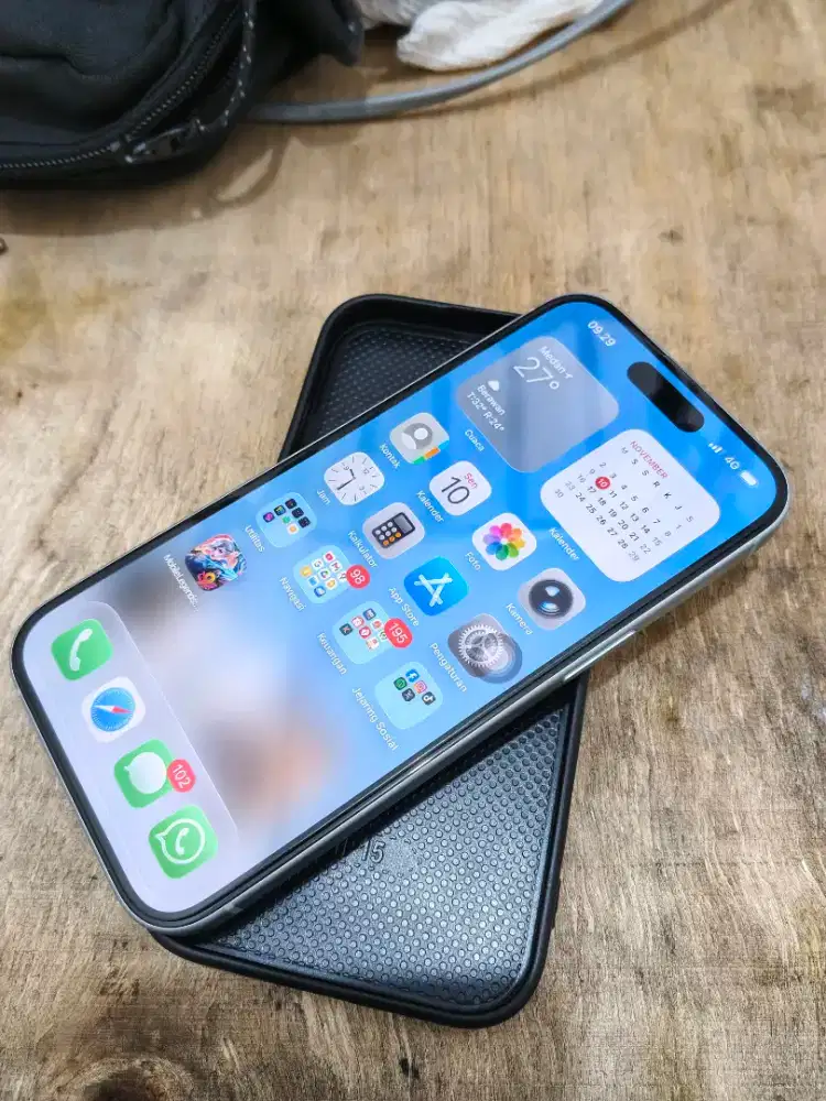 Iphone 15 blue 128gb IBOX garansi ON